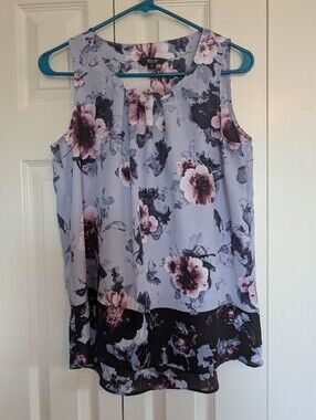 Simply Vera By Vera Wang Floral Sleeveless Camisole Tank Top | Flowy